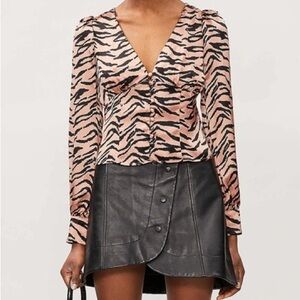Reformation Cadence Top- tiger animal print size small